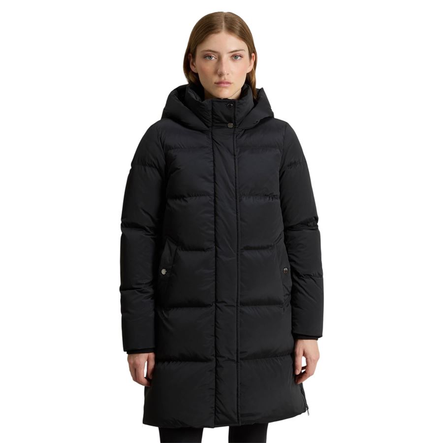 Kelly piumino lungo da donna con cappuccio rimovibile Woolrich | CFWWOU2088100